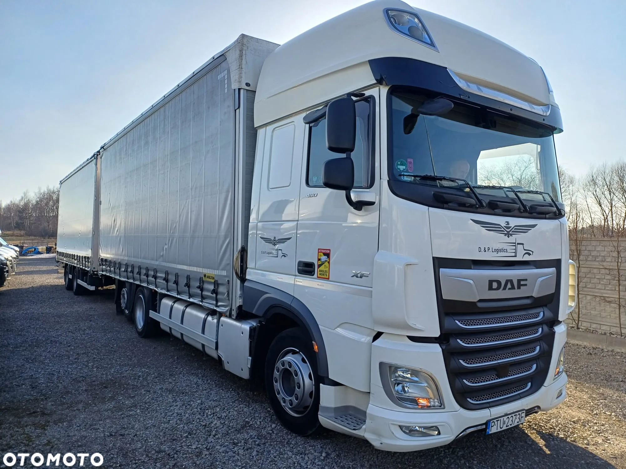DAF XF 480 SUPER SPACE CAB / ZESTAW TANDEM PRZEJAZDOWY 120m3 - 6