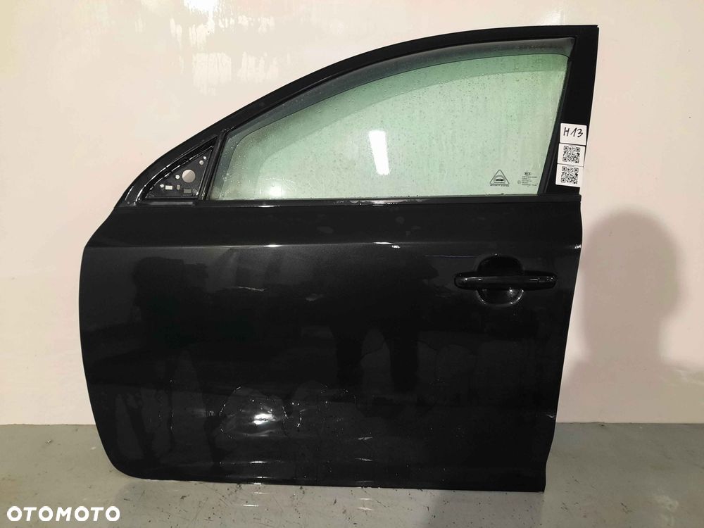 } DRZWI PRZÓD PRZEDNIE LEWE KIA CEED 1K CZARNE 5D 5 DRZWI HB - 1