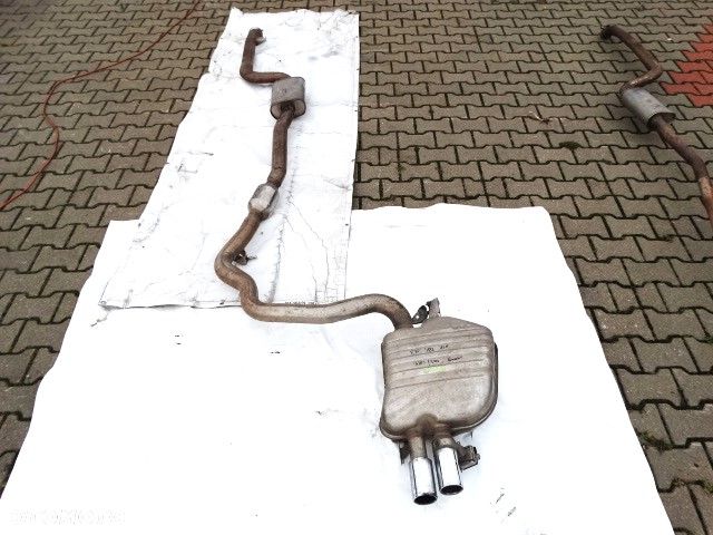 BMW 3 F30 330i 330e B48 2.0 Tłumik Wydech Katalizator Komplet Oryginał Środkowy Tylny końcowy 8623286 7627071 8623285 - 1