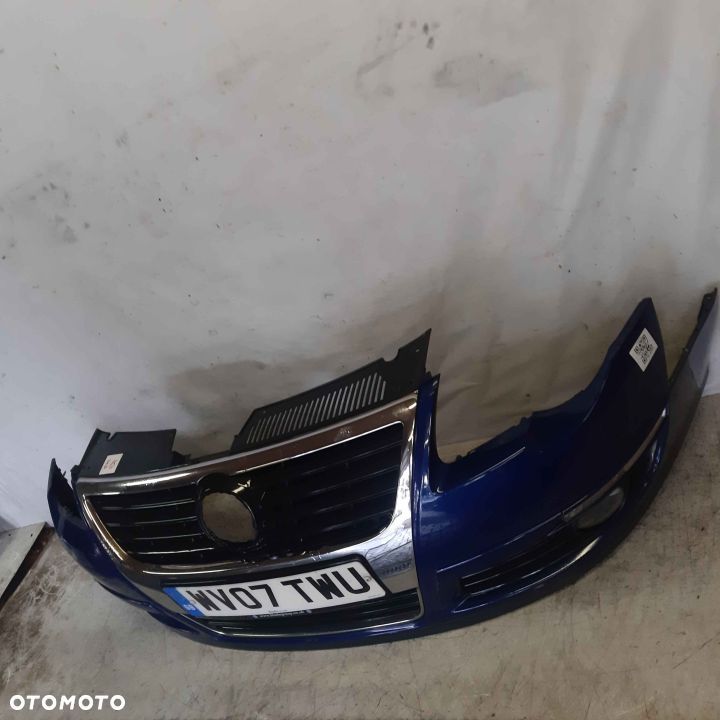} ZDERZAK PRZÓD PRZEDNI VW VOLKSWAGEN PASSAT B6 LD5Q GRANAT GRANATOWY - 2