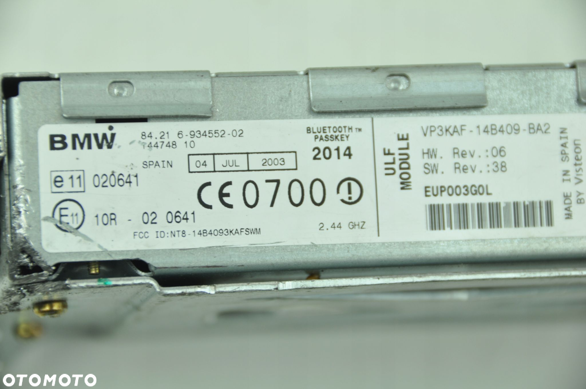 Bmw E39 E46 X5 E53 X3 E83 Moduł Sterownik Bluetooth Telefonu 6934552 - 5