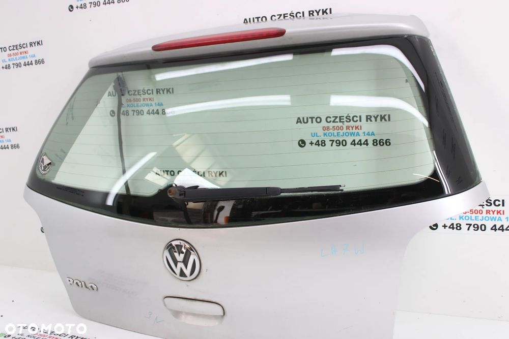 VW Polo 9n2 lift Klapa Bagażnika LA7W - 2
