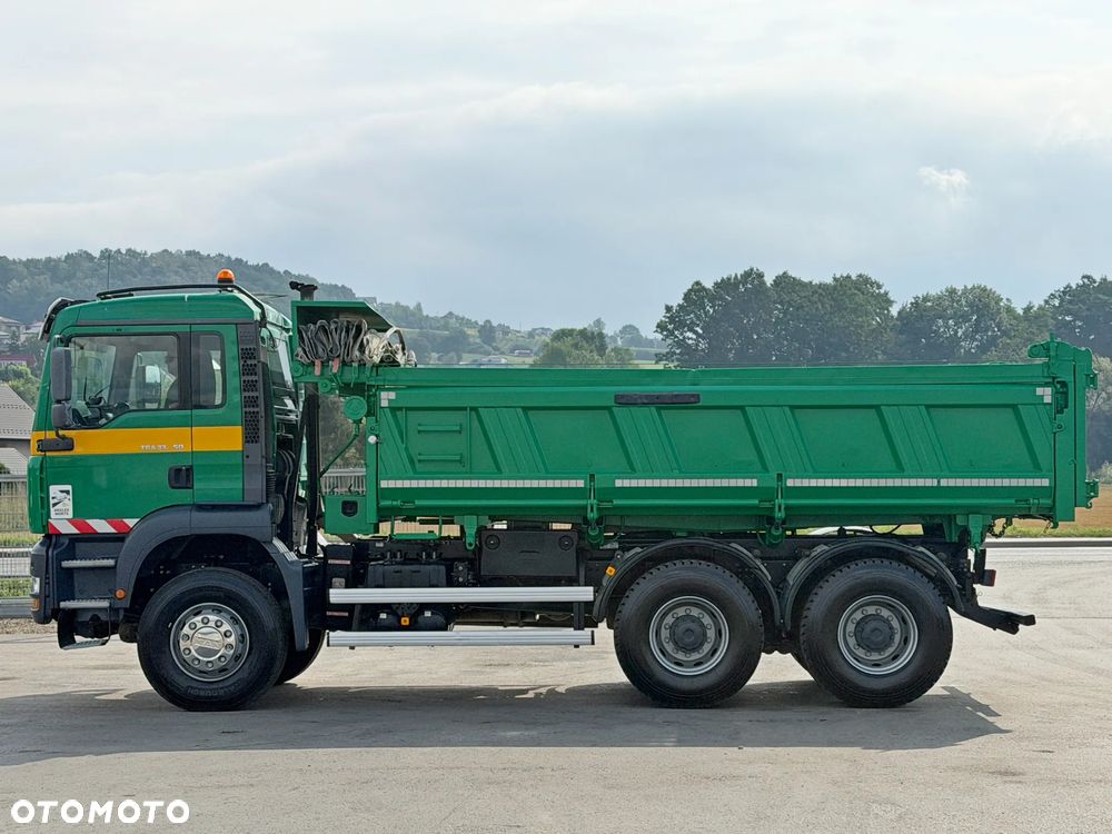 MAN TGA 33.350 * WYWROTKA 5,20 m + BORDMATIC * 6x4 * STAN BDB - 8