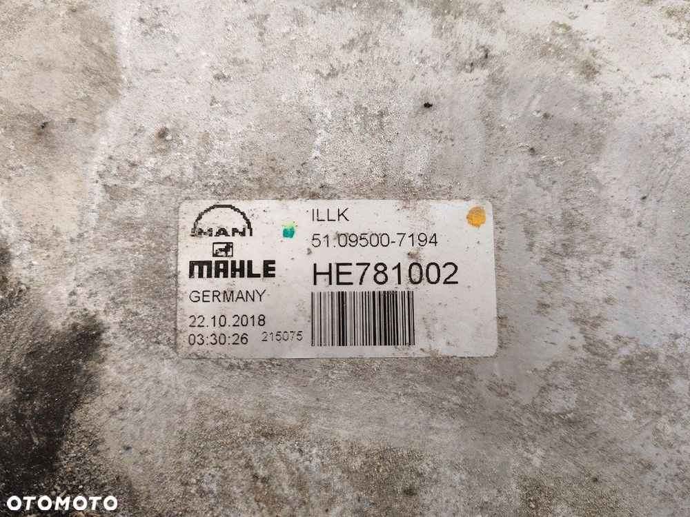CHŁODNICA POWIETRZA WYSOKIEGO CIŚNIENIA MAN TGX TGM TGS 51095007194 D2676 EURO6 - 3