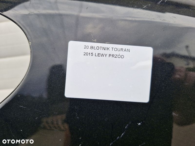 volkswagen touran ii 2 błotnik lewy przód przedni - 2