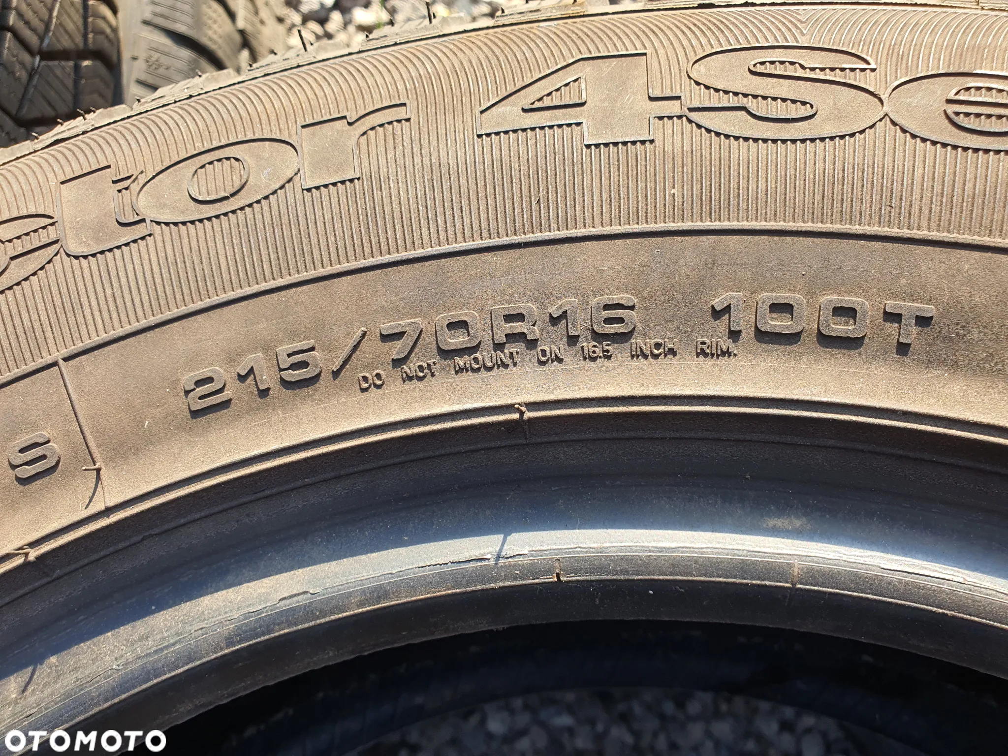 GOODYEAR 215/70R16 100T VECTOR 4 SEASONS (2szt.) (2x7,0) (DOT: 2x4316) Z141 - 4