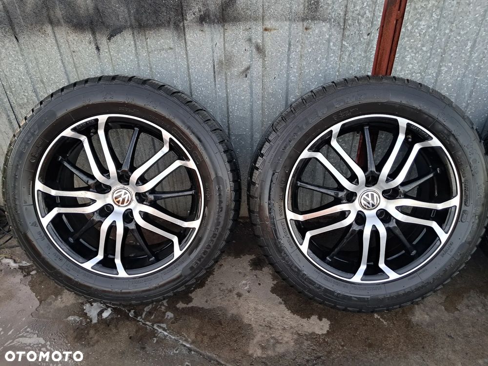 Volkswagen T5 T6 felgi aluminiowe 17 BROCK et 35 z oponami zimowymi - 3