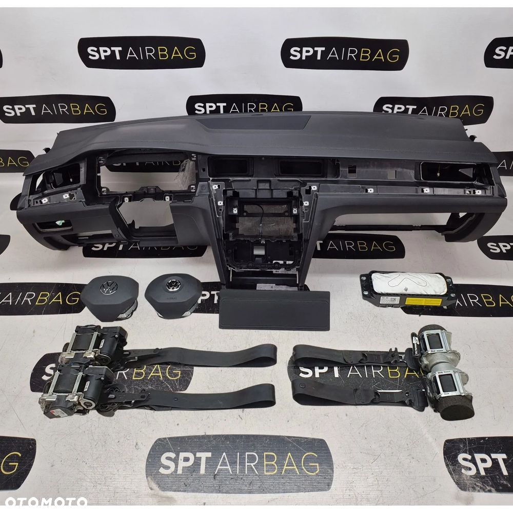 VW ARTEON LIFT SHOOTING BRAKE DESKA ROZDZIELCZA KONSOLA KOKPIT PULPIT PODUSZKI AIRBAG AIR BAG PASY KIT SET - 1