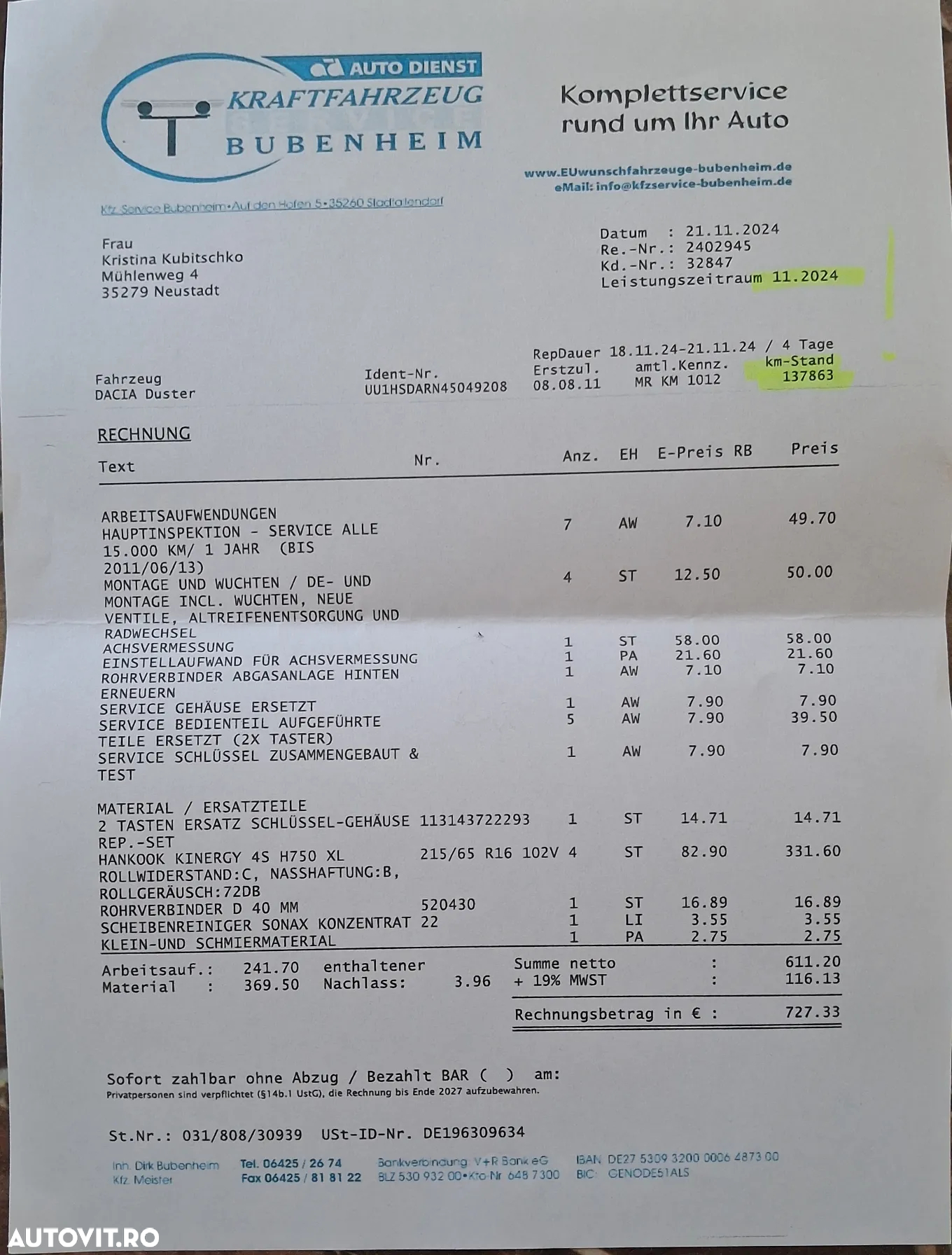 Dacia Duster 1.6 4x4 - 7