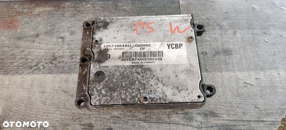 Opel Vectra C 2004 Sterownik SILNIKA Moduł ECU 12571664AU KOMPUTER - 1