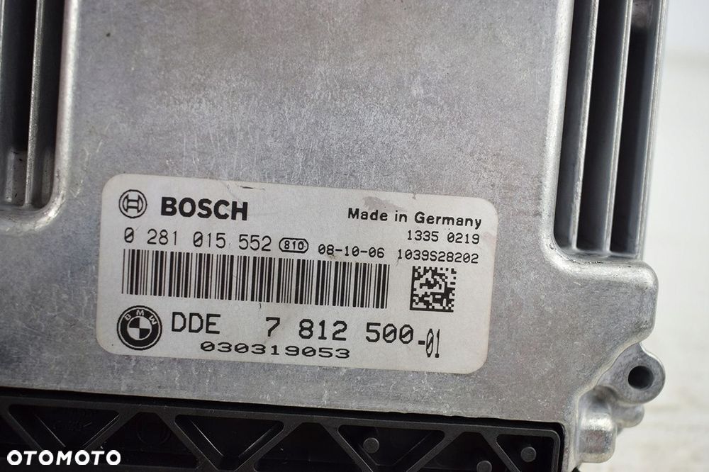 sterownik zestaw startowy bmw e60 0281015552 - 9
