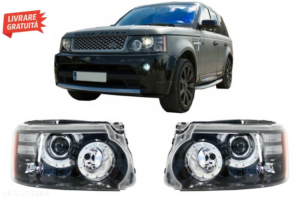Faruri LED Range Rover Sport L320 (2009-2013) Facelift Design- livrare gratuita - 8