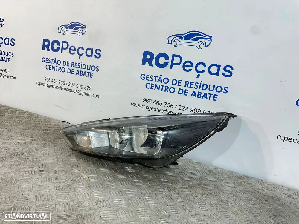 .Conjunto Otica Farois Frontal Frente Esquerda Direita Halogenio Original Ford Focus Mk3 Facelift F1EB-13W029-HC 20-201-01171 2014 - 2019 - 7