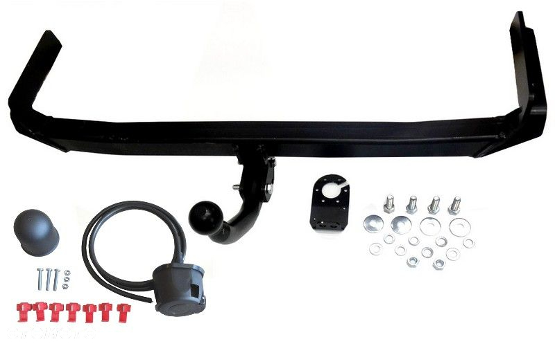 Nowy Kompletny Hak Holowniczy + Kula + Wiązka Uniwersalna + Gniazdo elektr.do Vw Volkswagen Polo 6N 3 + 5drzwi HTB Hatchback od 1994 do 2001 - 2