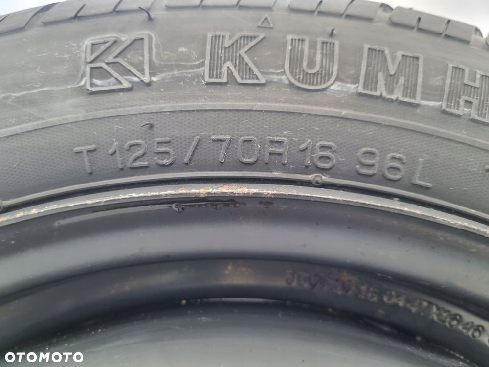 KOŁO DOJAZDOWE ZAPASOWE Kia Hyundai Coupe 125/70 R16 52910 39910 zapas - 5