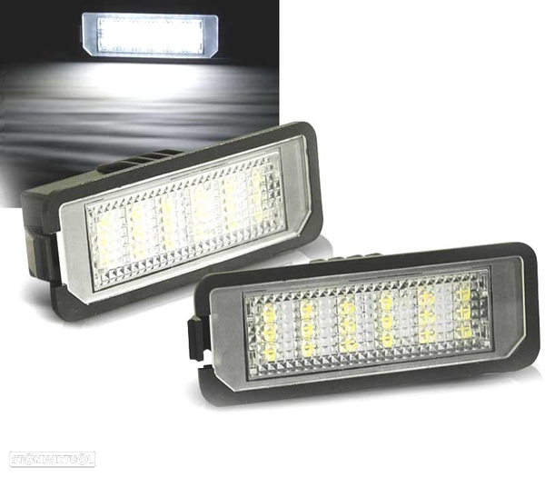 LUZES MATRÍCULA VOLKSWAGEN VW GOLF IV V PASSAT B6 PASSAT EOS PHATEON NEW BEETLE LUPO POLO LED