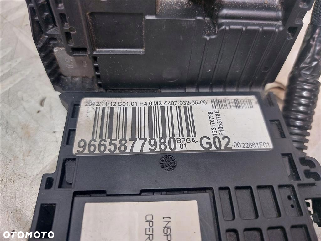 Moduł sterownik napięcia Peugeot 508 HDI 9665877980 - 4