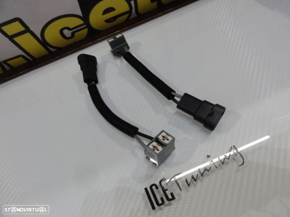 Ficha de conversao / adaptadora para lampadas de led BMW E46 9006-H7 - 7