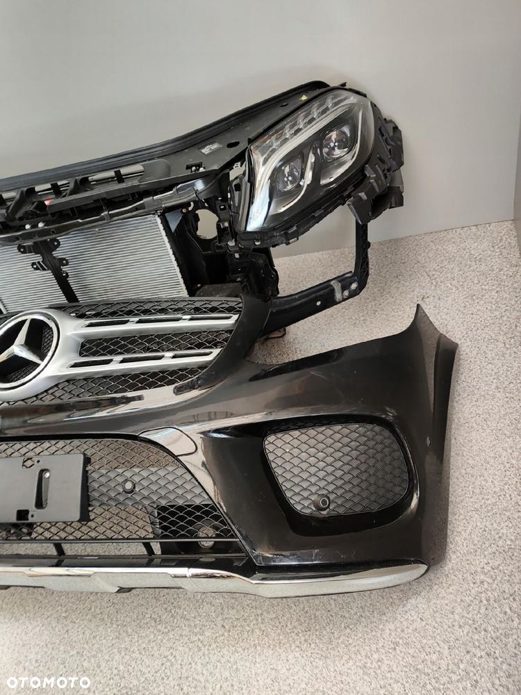 MERCEDES GLS W166 AMG ZDERZAK CHŁODNICE WZMOCNIENIE LAMPY FULL LED ILS - 4