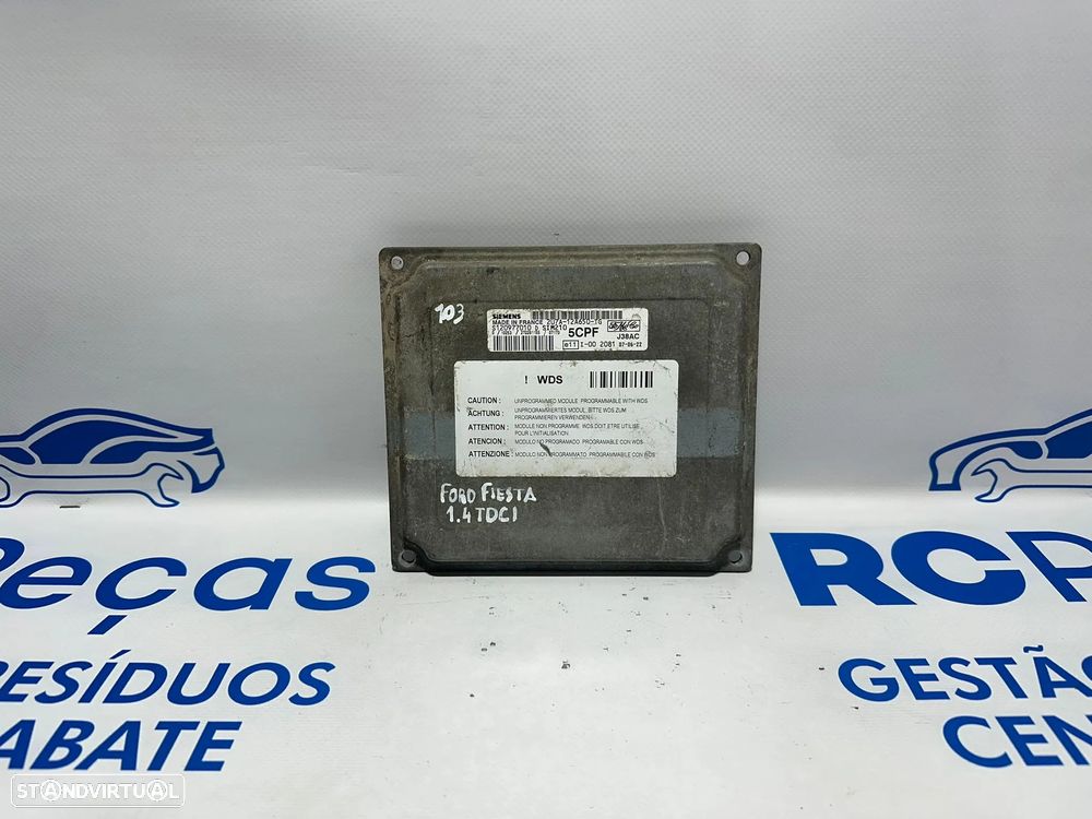 .Centralina Motor Siemens Ford 1.4 TDCi 2U7A12A650TG S120977010 2002 - 2008 - 5