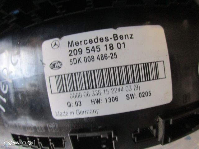 Caixa Fusiveis 2095451801 5DK00848625 MERCEDES CLK 2 CABRIOLET W209 FASE 2 2007 3.0CDI  225CV 2P CINZA ORIGINAL HELLA - 3