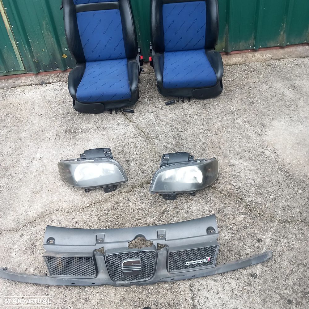 Conjunto bancos faróis e manete Seat Ibiza 6k2 Cupra - 1