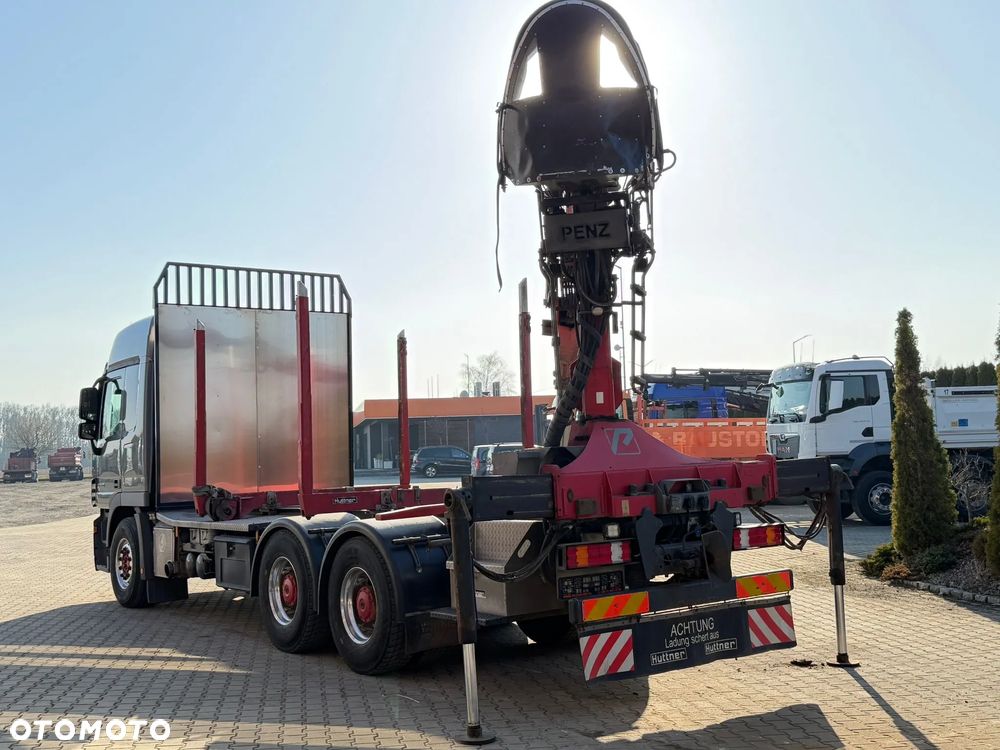 Mercedes-Benz ACTROS 2660 6x4 EURO5 POJAZD DO DREWNA Z HDS PENZ 10Z8 - 23