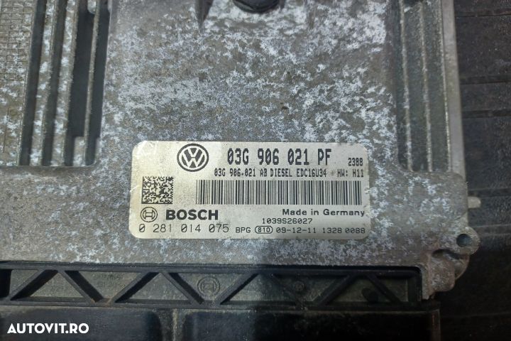 Calculator motor ECU 03G906021PF 0281014075 - 1.9 BLS 03G906021PF 028 - 3