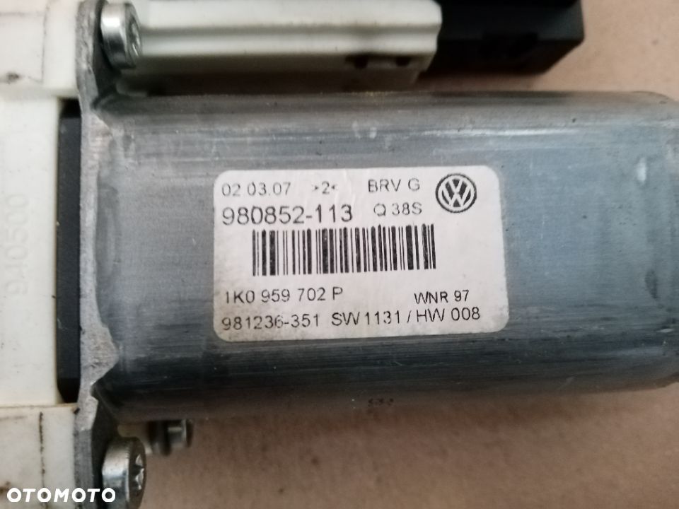 Silniczek szyby prawy przód VW Passat B6 1K0959702P 1K0959792L - 3