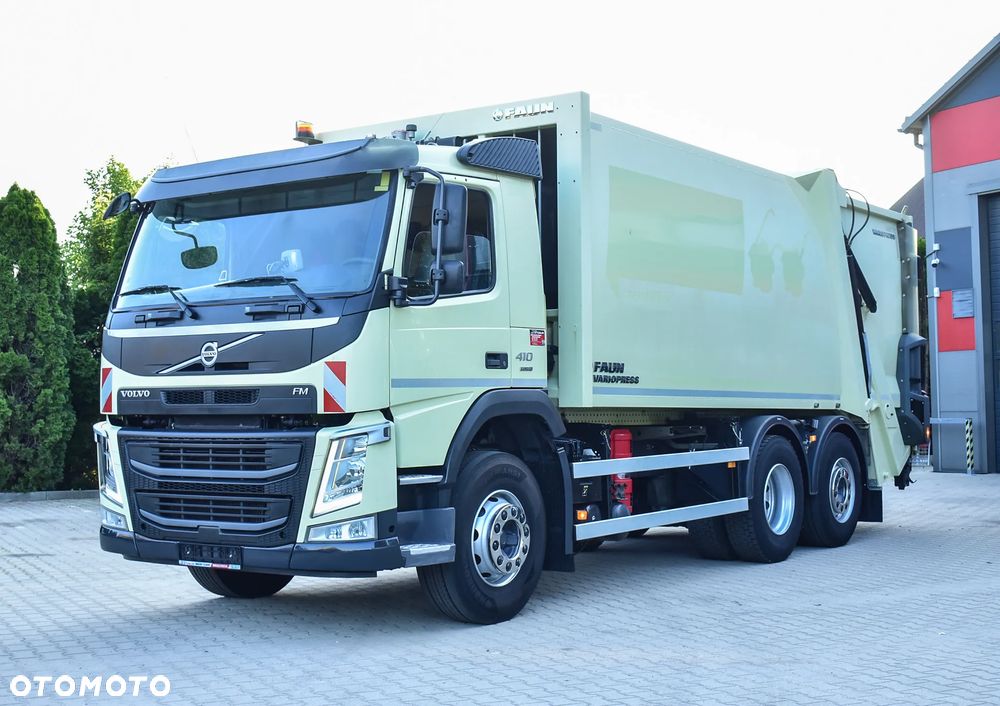 Volvo FM 410 Śmieciarka FAUN Variopress/ Wrzut uniwersalny Zoeller/ Euro 6  / Müllwagen/ Garbage Truck/ Sprowadzona z Niemiec ! - 1