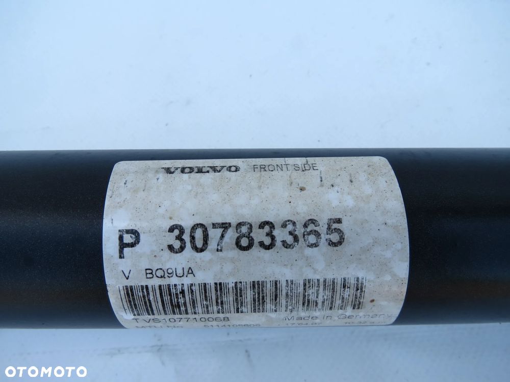 WAŁ NAPĘDOWY PĘDNY 30783365 VOLVO S80 II 4.4 V8 - 14
