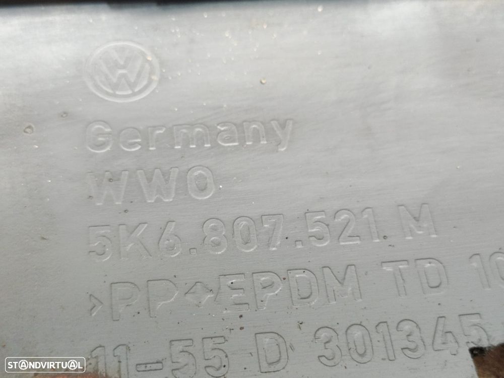 Parachoques trás traseiro original VW Volkswagen Golf VI 6 de 2008 a 2014 - 9