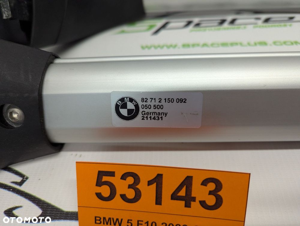 Bagażnik dachowy bazowy belki poprzeczki Oryginał BMW 5 F10 2009-2017 - 6