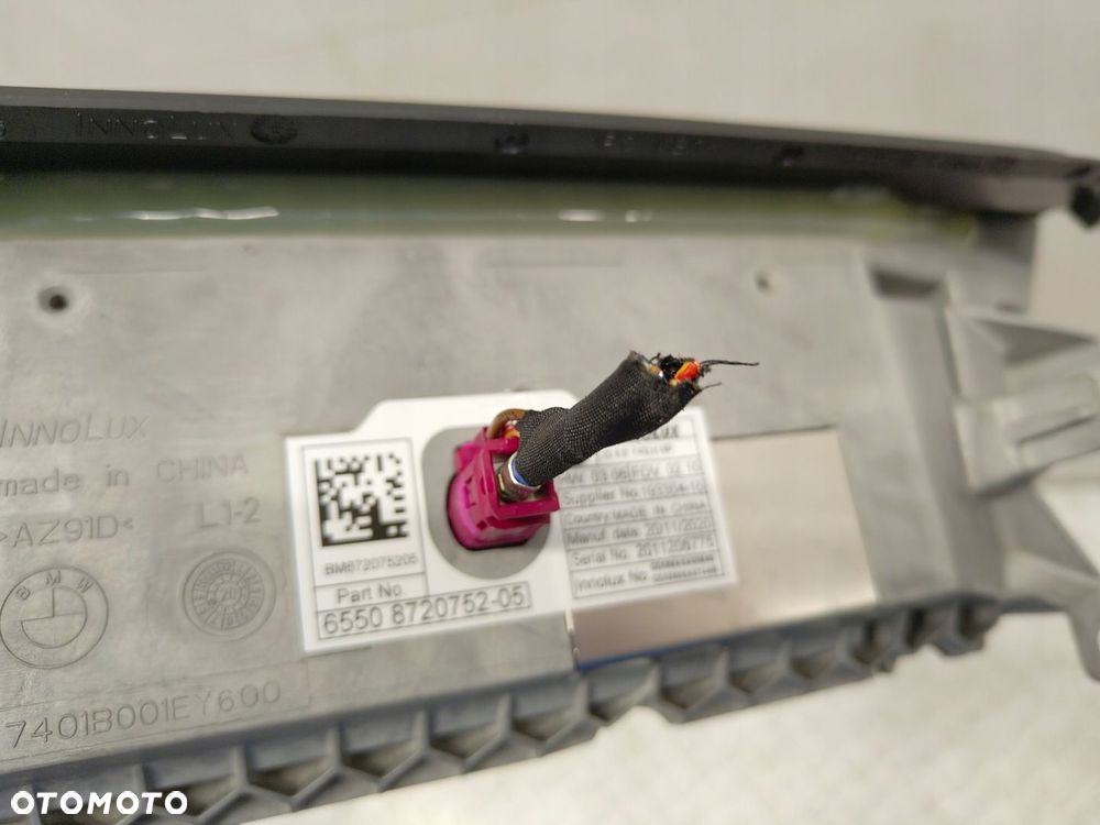 BMW 1 F40 MONITOR EKRAN WYŚWIETLACZ 8720752 - 2