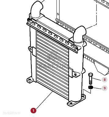 Massey Ferguson 8480 Chłodnica Międzystopniowa CZĘŚCI 4276485M1