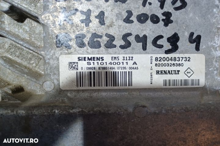 Calculator motor ECU S110140011 8200483732 - 1.4 B K71 S110140011 820 - 3