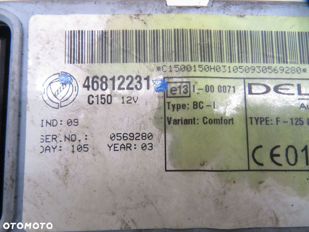 STACYJKA STEROWNIK FIAT PUNTO II 1.2 IAW59FM3 46812231 46552681 - 8