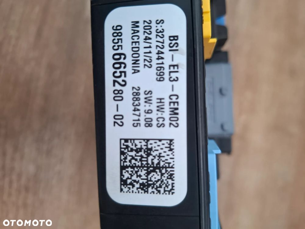 Opel Peugeot BSI skrzynka bezpieczników 985566280 - 3