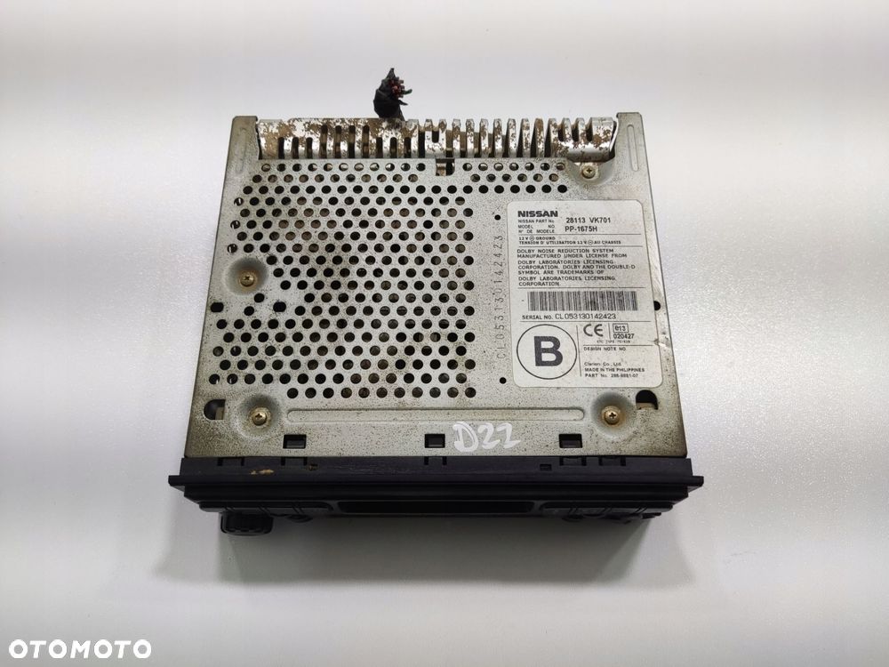 fabryczne radio na kasety kaseta nissan navara d22 28113vk701 1997-2005 - 5