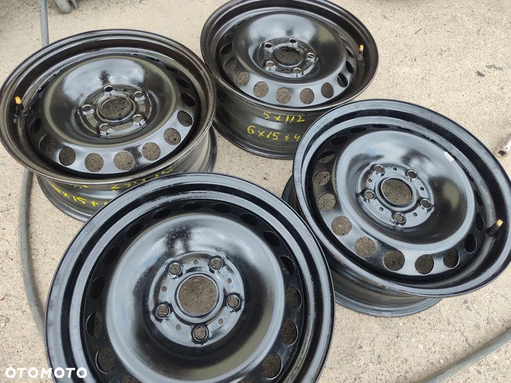 5x112 Felgi stalowe Stal 15 Koła VW GOLF CADDY TOURAN SHARAN AUDI A4 B5 B6 A6 C5 SEAT LEON TOLEDO ALHAMBRA ALTEA SKODA OCTAVIA Passat B5 Legnica ALU-RAD - 4