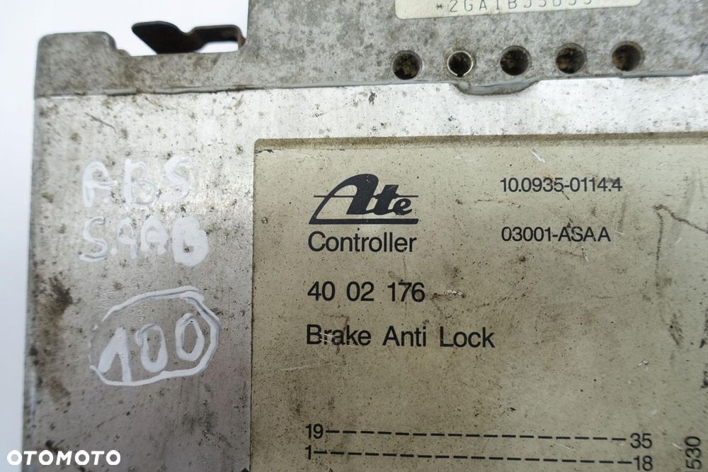 Saab STEROWNIK ABS komputer Moduł 4002176 ATE - 7
