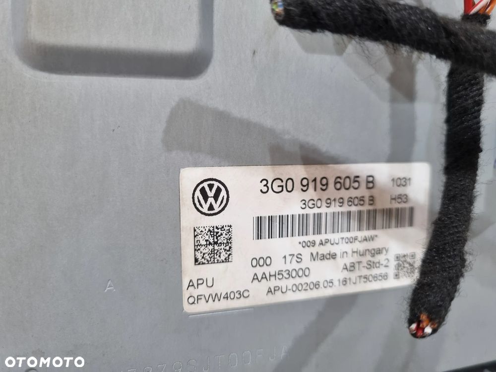VW PASSAT B8 GOLF VII CZYTNIK MULTIMEDIA RADIO WYŚWIETLACZ 3Q0035840B 3G0919605B - 6