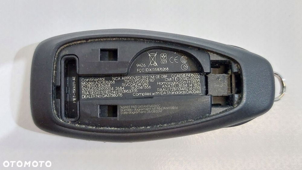 kluczyk pilot grot ford kuga focus c-max ecosport f1et-15k601-ae - 5