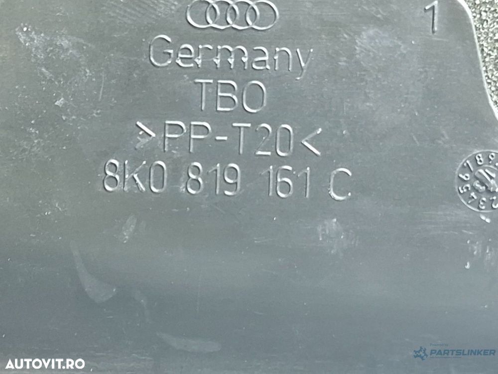 Grila aerisire portbagaj stanga AUDI A4 IV 8K2, B8 2007 - 2015 TDI CAGB, CJCB, CSUB 8K0819161C - 1