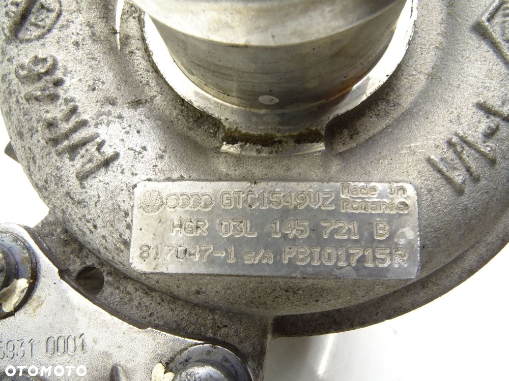 Turbosprężarka turbina turbo cgl cglc 03l145721b audi a6 c7 2.0 tdi - 7