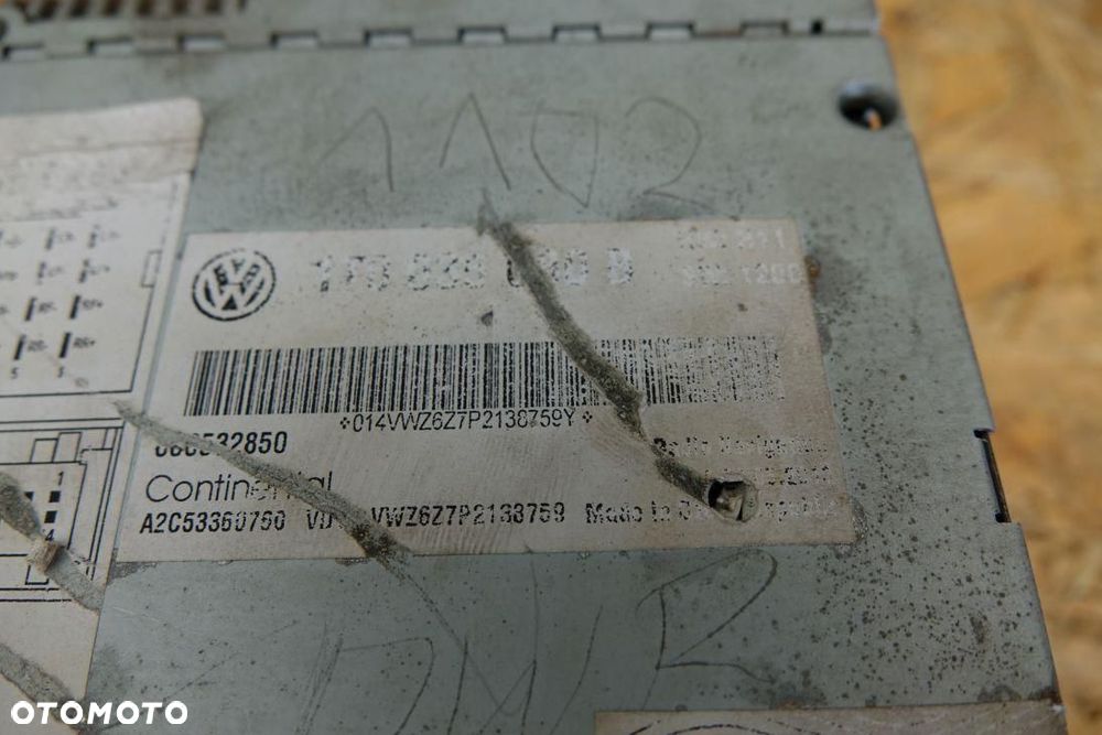 RADIO NAWIGACJA OE VW PASSAT B6 LIFT 1T0035680B - 6