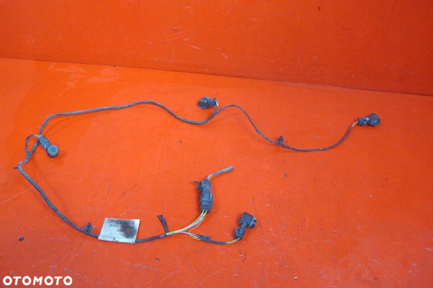 Ford Fiesta MK7 JA8 08- WIĄZKA INSTALACJA CZUJNIKI PARKOWANIA PDC TYŁ D9 - 1