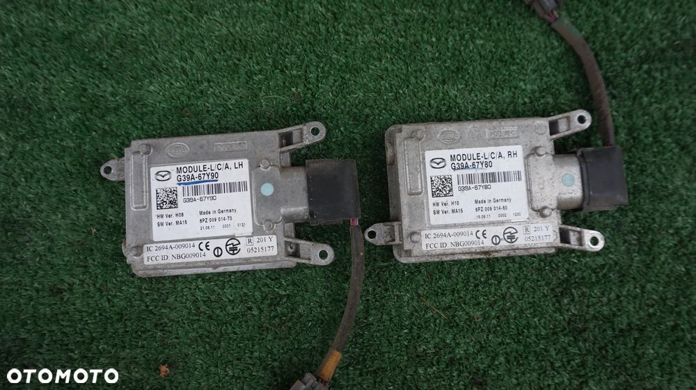 Mazda 3 BL CZUJNIK RADAR SENSOR MARTWEGO POLA LEWY PRAWY TYŁ G39A-67Y80 G39A-67Y90 - 2