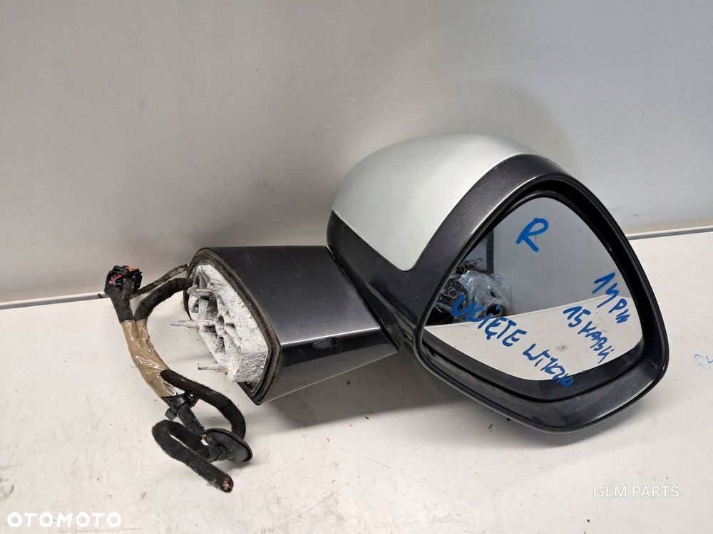 peugeot rcz prawe lusterko 14 pin 15 kabli - wiązka lusterka do naprawy - 1