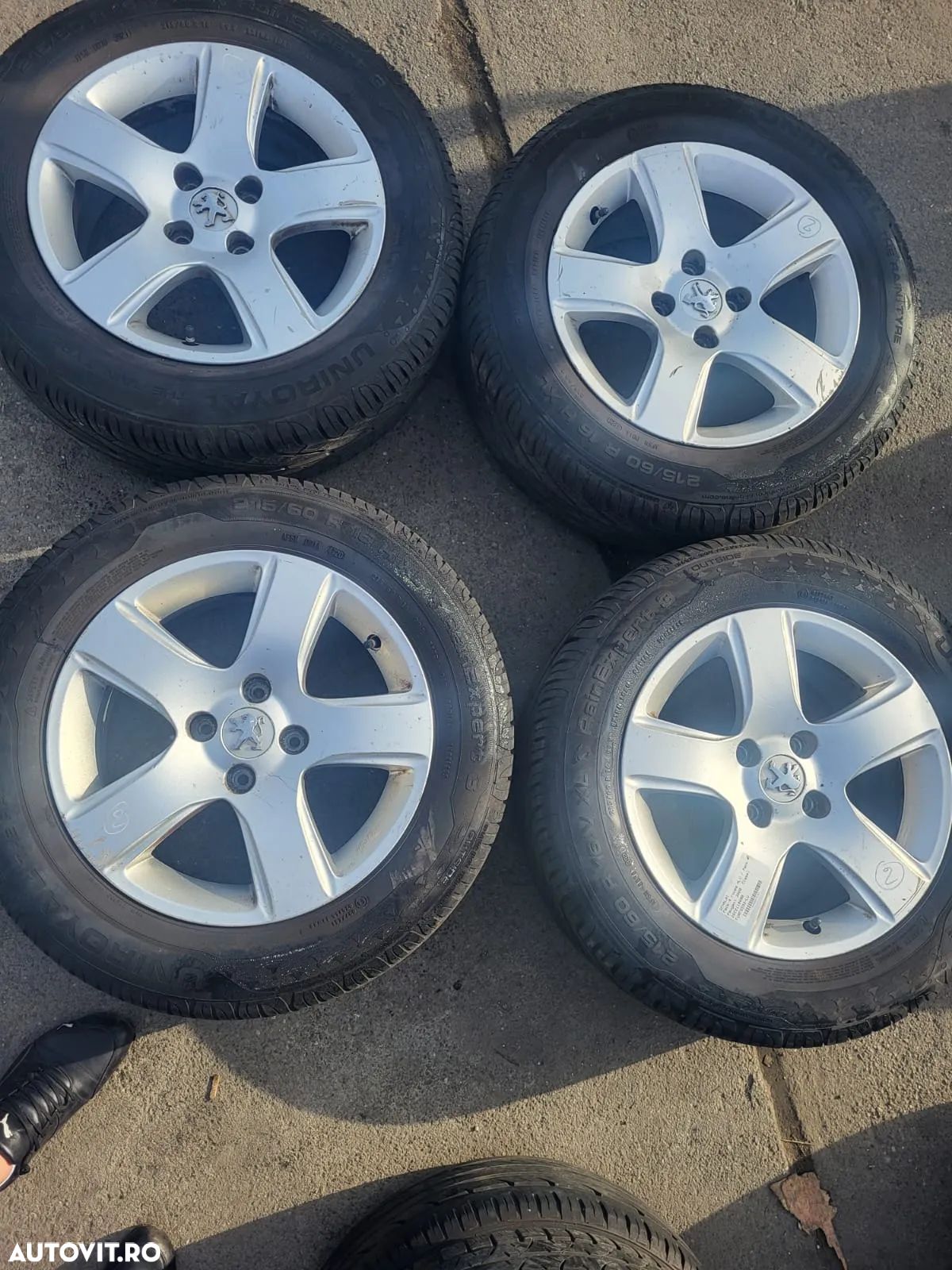 Jante aliaj Peugeot 3008 215/60R16 - 1